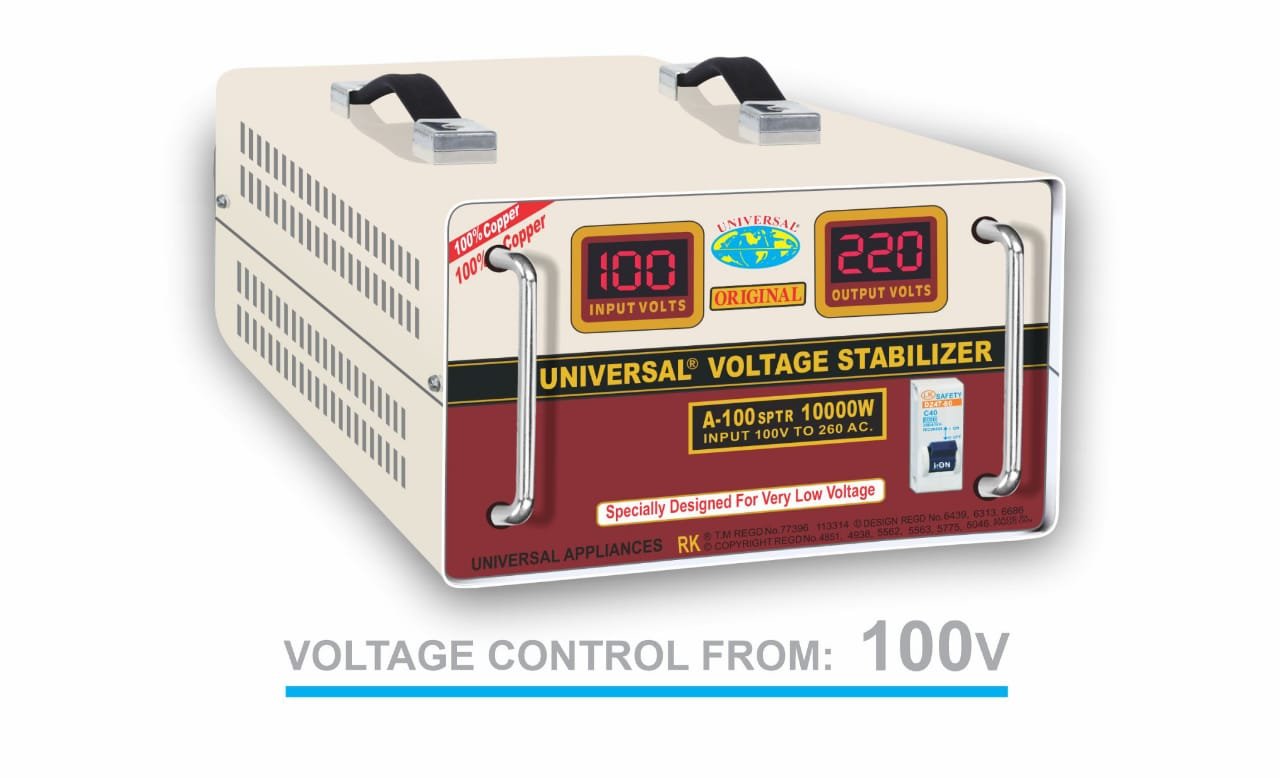 UNIVERSAL Voltage Stabilizer for AC/Mainline A100SP 10000WATTS 100V-270