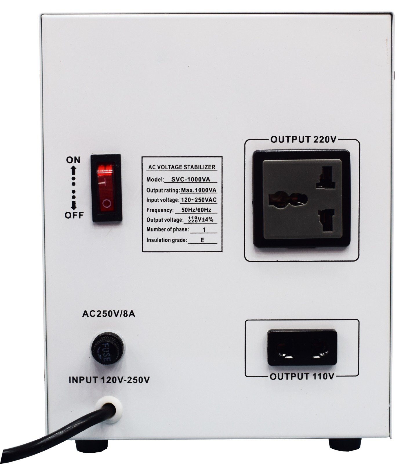 Super World Servo Stabilizer SVC-1kva 1000VA 140V-250V - Image 2