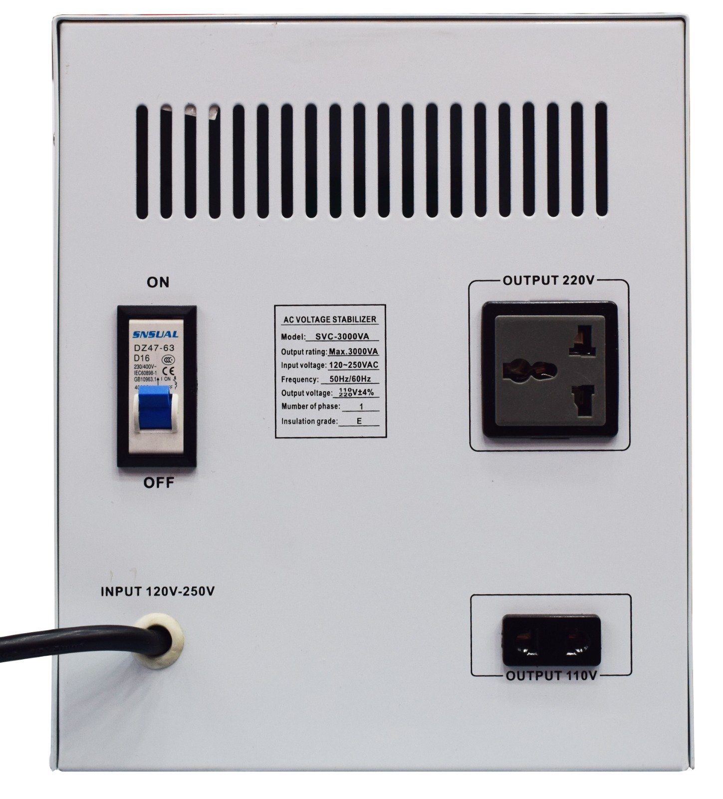 Super World Servo Stabilizer SVC-3kva 3000VA 140V-250V - Image 3