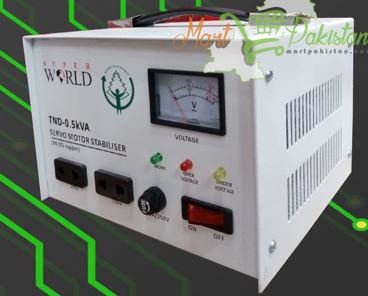 Super World Servo Stabilizer TND-0.5kva 500VA 140V-250V - Image 2