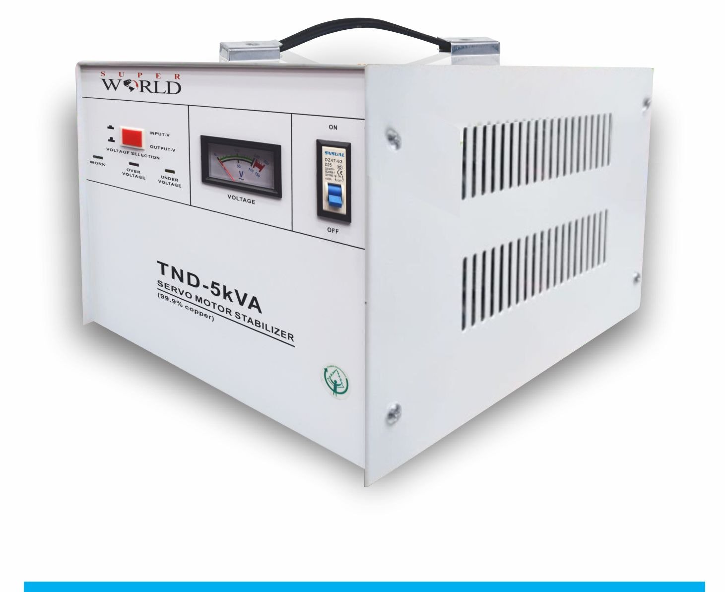 Super World Servo Stabilizer TND-5kva 5000VA 140V-250V