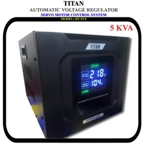 Titan Servo Stabilizer DT SVS-5kva 5000VA  100V-260V